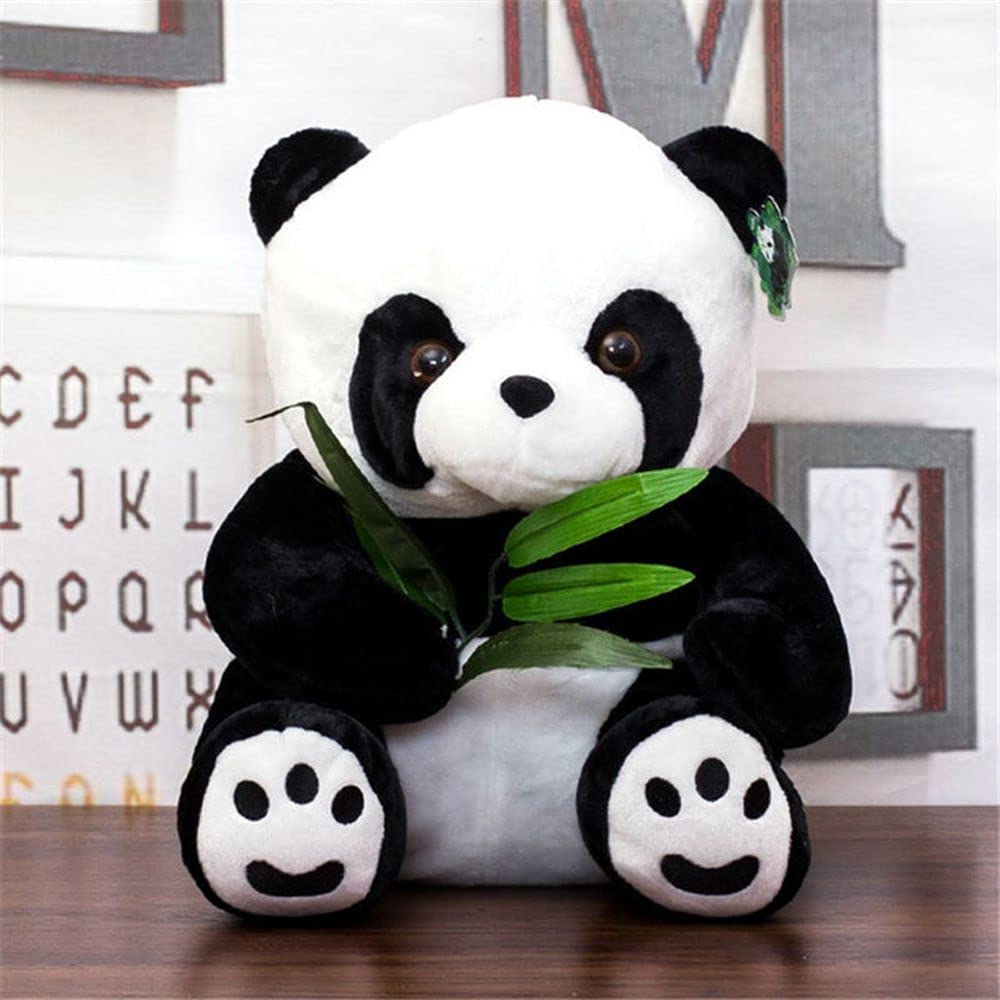Tickles Big Giant Sitting Rocky Panda Soft Stuffed Plush Animal Toy for Kids Birthday Gift (Color: Black & White)