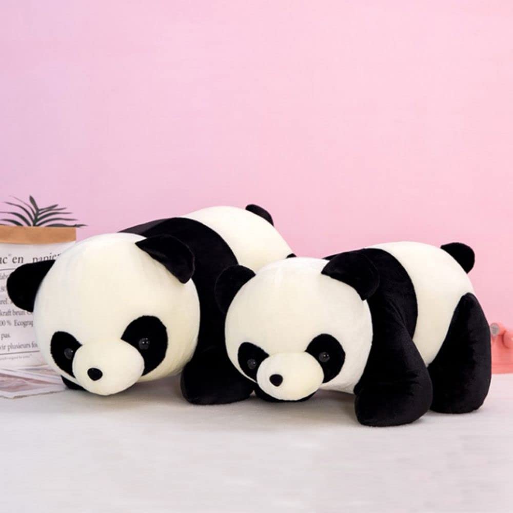 Tickles Big Giant Sitting Rocky Panda Soft Stuffed Plush Animal Toy for Kids Birthday Gift (Color: Black & White)