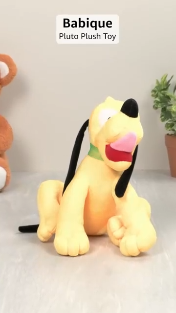 Babique Pluto Sitting Plush Soft Toy Cute Kids Animal Home Decor Boys/Girls (30 Cm)
