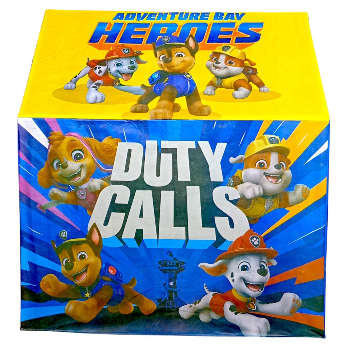 Ratna’s Nickelodeon Paw Patrol Adventure Bay Heroes Duty Calls Theme Tent Play House | Foldable Toy House at Indoor and Outdoor For Kids 2+years