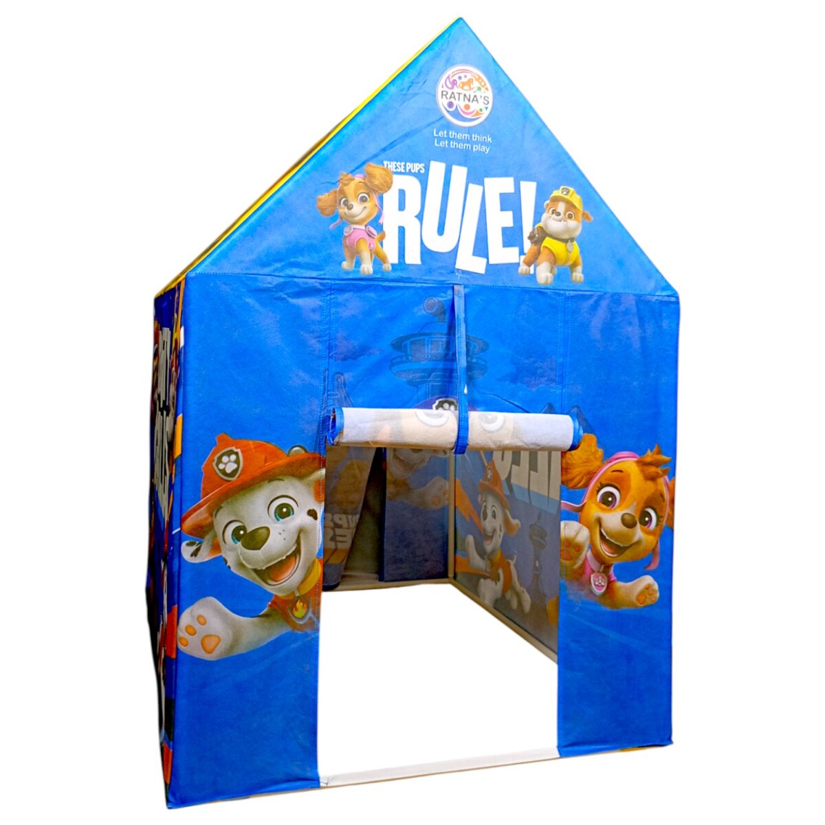 Ratna’s Nickelodeon Paw Patrol Adventure Bay Heroes Duty Calls Theme Tent Play House | Foldable Toy House at Indoor and Outdoor For Kids 2+years