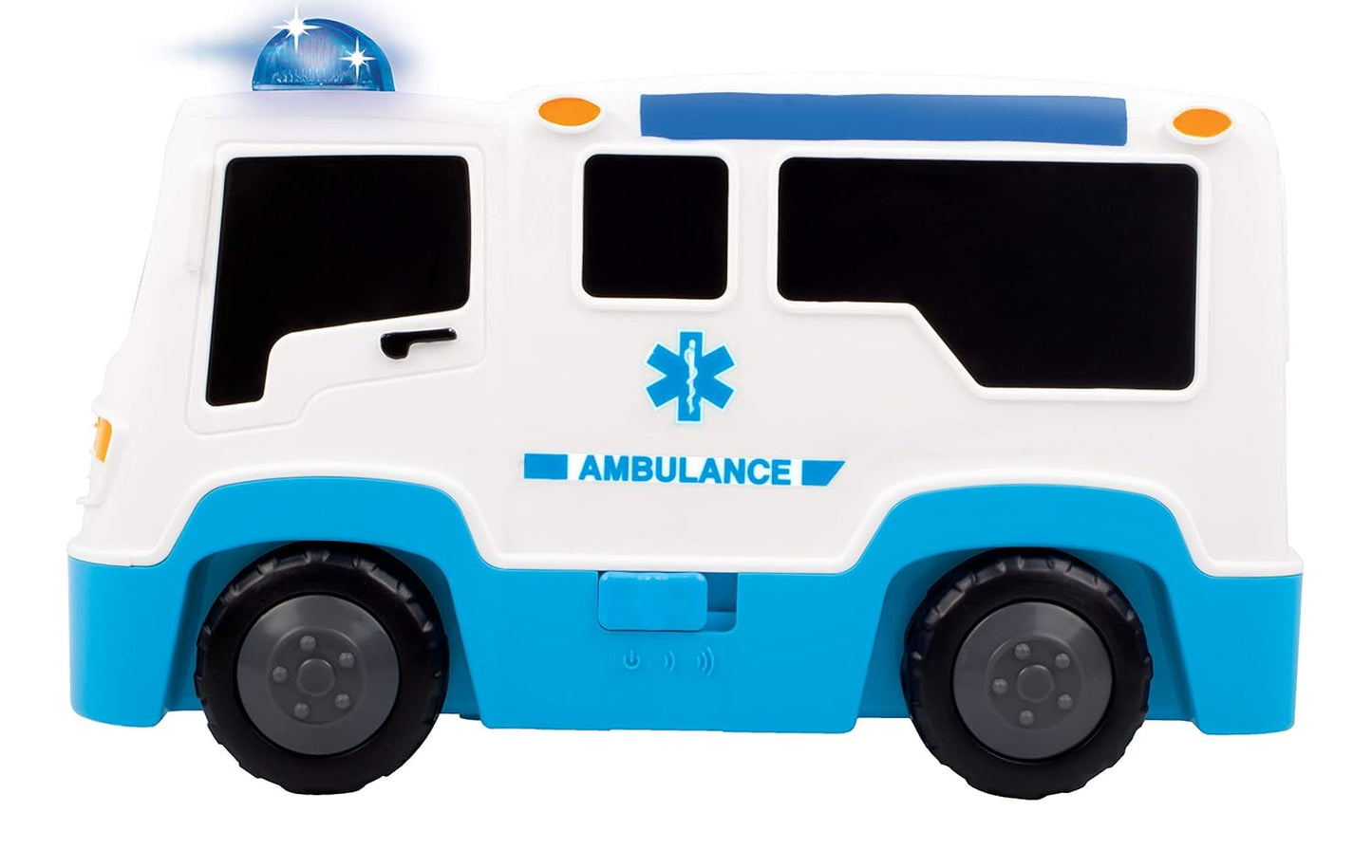 Giggles Funskool, Rescue Ambulance, Multicolour Vehicle with Lights and Sounds, Develops Motor Skills, 12 Months & Above, Infant and Preschool Toys