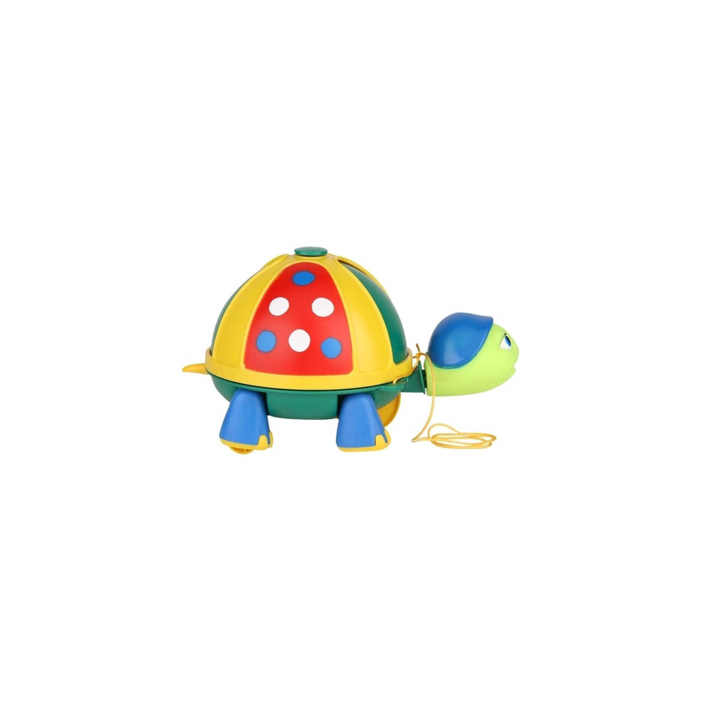 Funskool Giggles - Roly Poly Turtle , Pull along toy, Encourages walking, Rattling sound,Multicolour, 12 months & above, Infant and Preschool Toys
