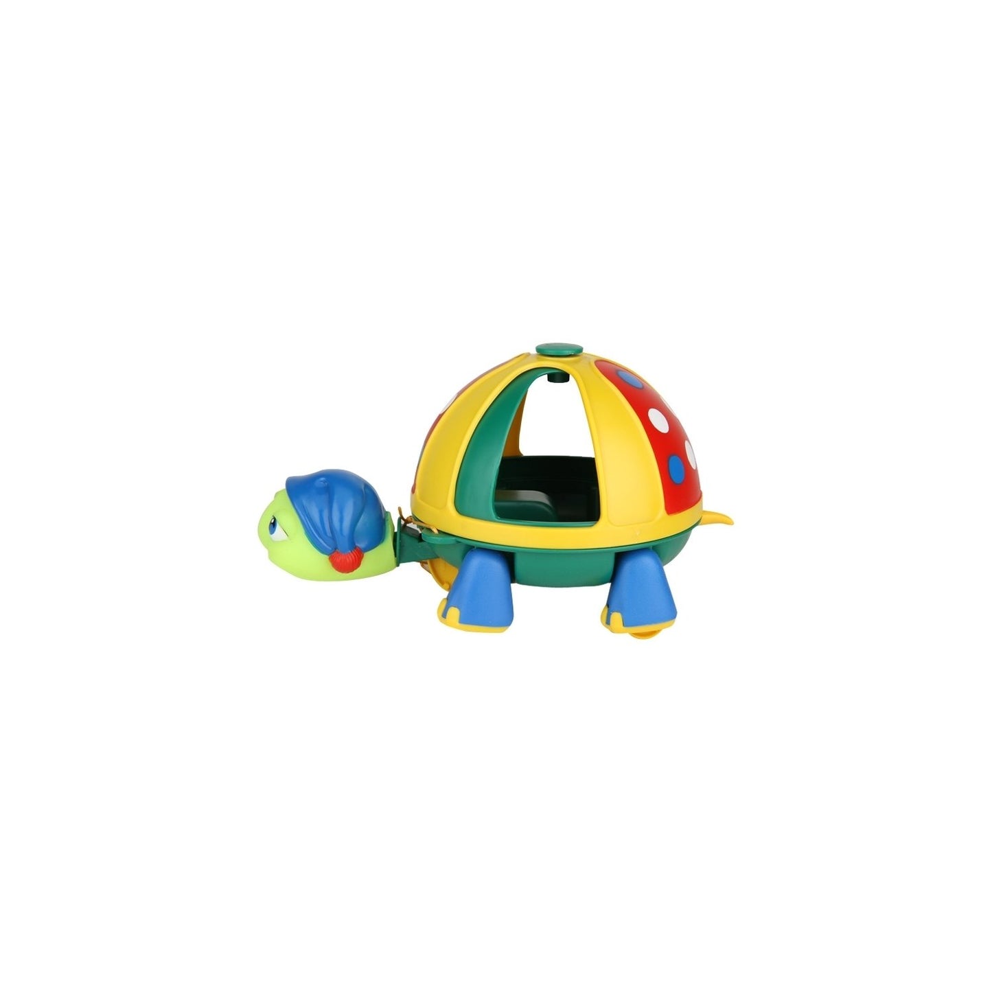 Funskool Giggles - Roly Poly Turtle , Pull along toy, Encourages walking, Rattling sound,Multicolour, 12 months & above, Infant and Preschool Toys