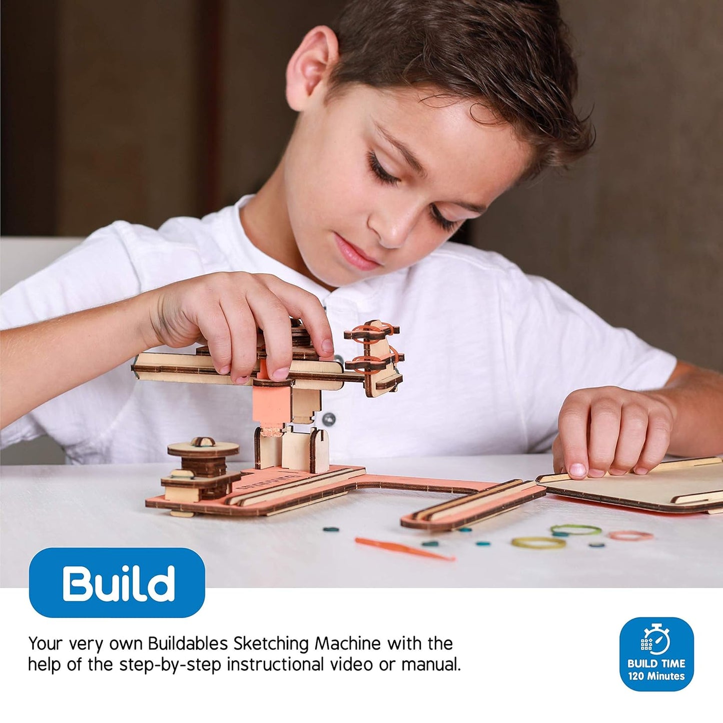 Skillmatics STEM Building Toy : Buildables Sketching Machine | Gifts for Ages 8 and Up | Educational & Construction Activity Kit
