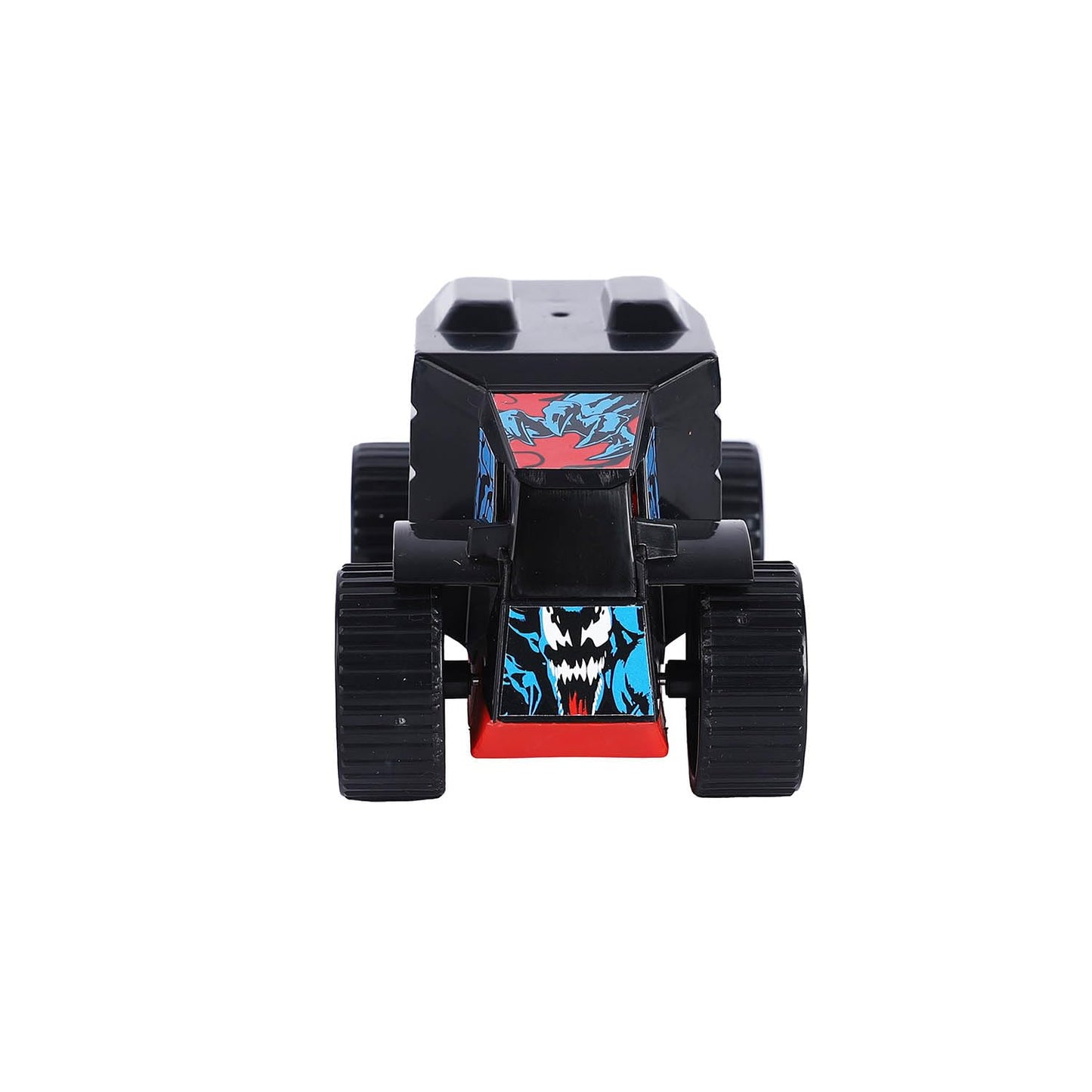 SKOODLE Marvel Pull-Back Monster Truck - Venom Edition, Marvel Inspired Toy Bikes with Sturdy and Long-Lasting Construction, Enhances Motor Skills and Fun Vehicle Toy for Gifting - Black