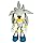 Great Eastern GE-8960 Sonic The Hedgehog 13" Plush Doll, Silver