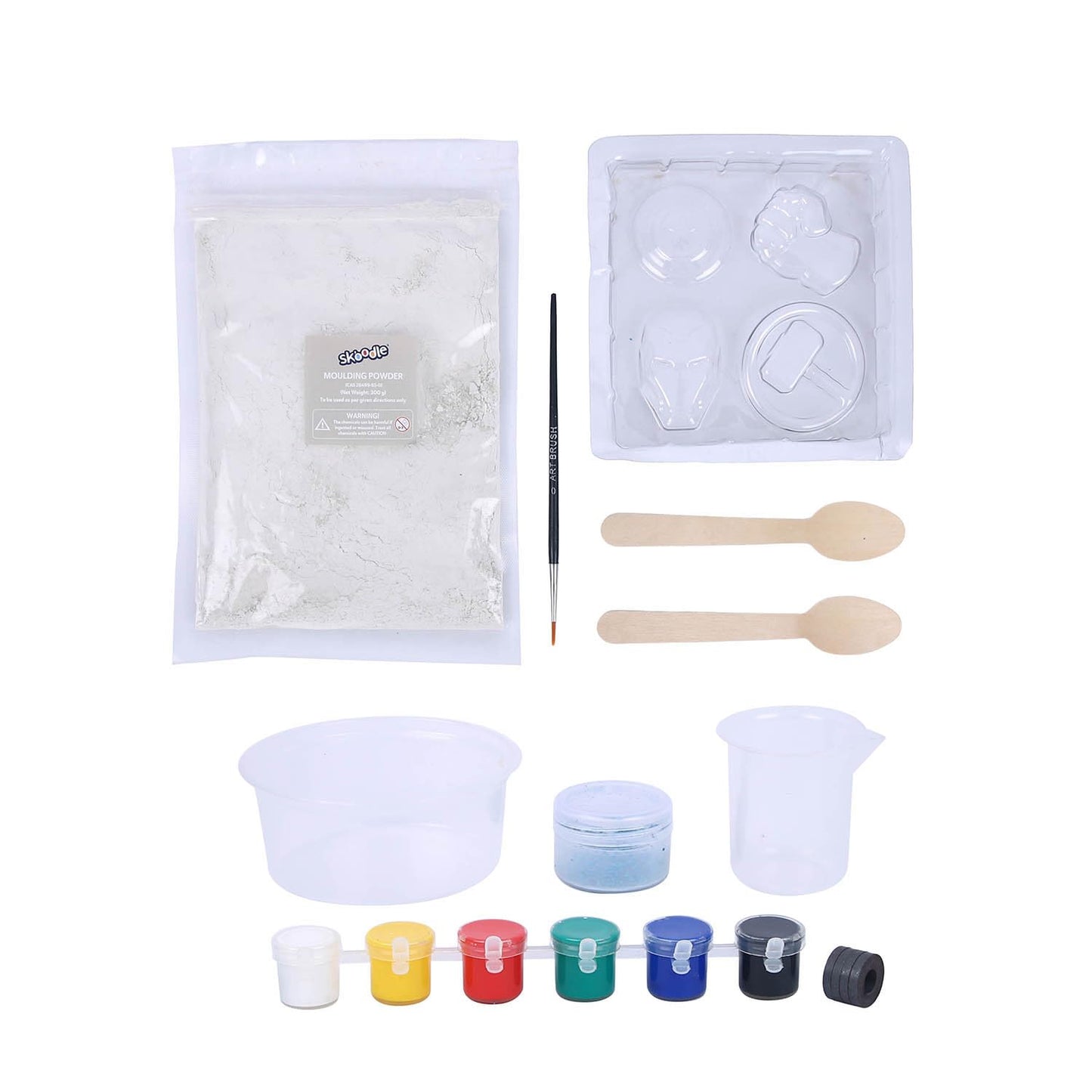 Skoodle Avengers Creative Kids Art and Craft Kit - Fridge Magnet Making DIY Toy for Ages 8 Years & Above, Fun Kids Activity - Includes Moulds and Paints for Endless Crafting Adventures