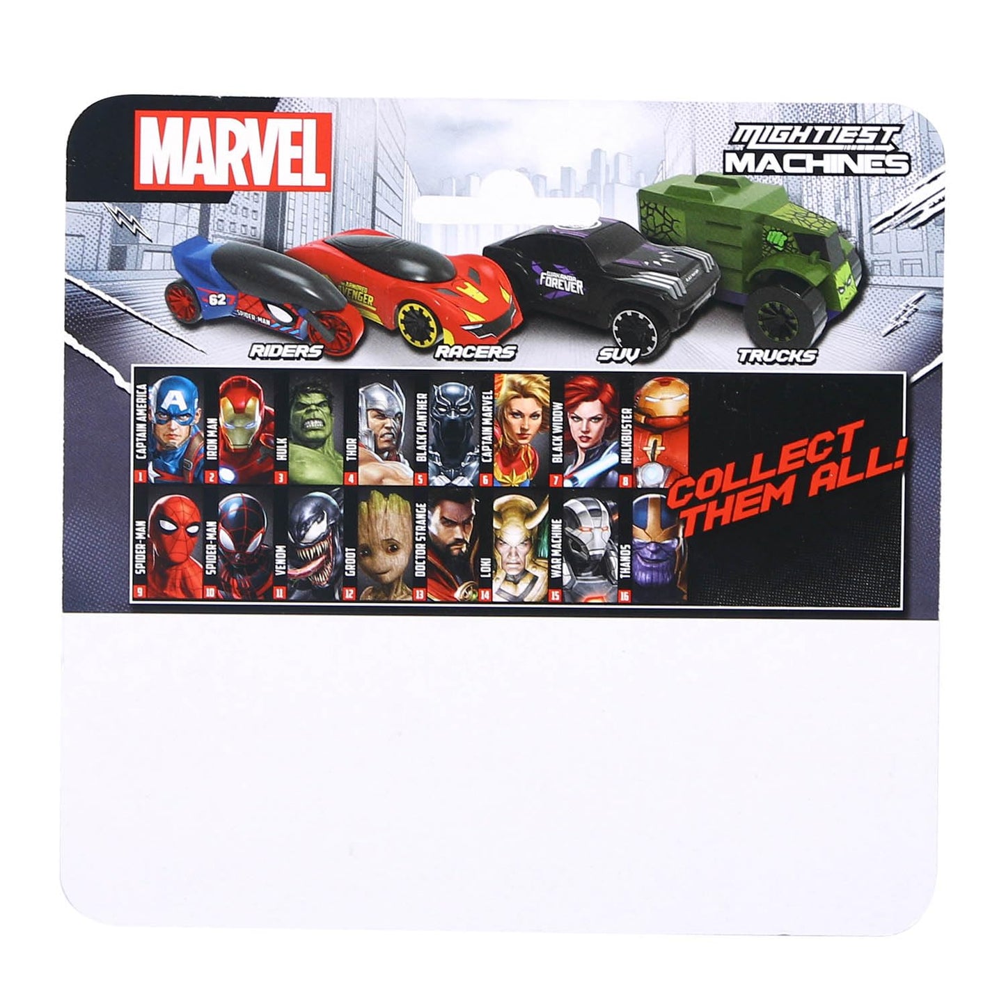 SKOODLE Marvel Pull-Back Rider Bike for Kids - Thor Edition Motorcycles, Marvel Inspired Toy Bikes with Sturdy and Long-Lasting Construction, Enhances Motor Skills and Fun Vehicle Toy for Gift - Grey