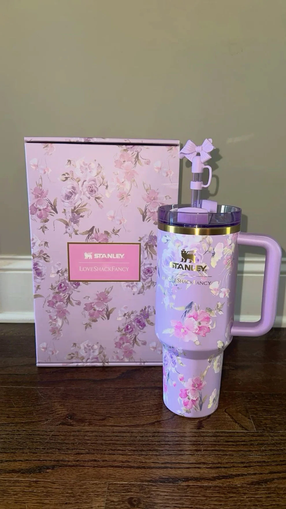 Stanley X LoveShackFancy Limited Edition Quencher Tumbler 40 oz 1200 ml