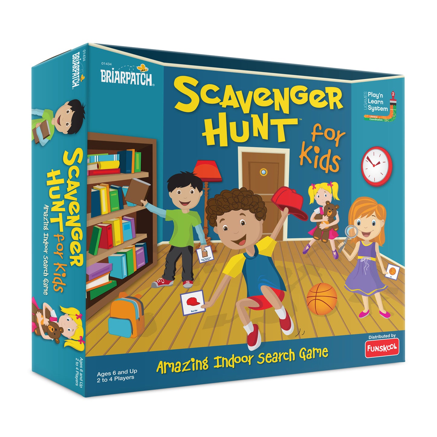 Funskool Scavenger Hunt, Strategy Game, Board Game for Kids, Adults, Families, Educational, Fun, 2 to 4 Players, Family Fun, Learning Activity Toy for Childrens, Gift Set for Kid, Ages 6+ Years
