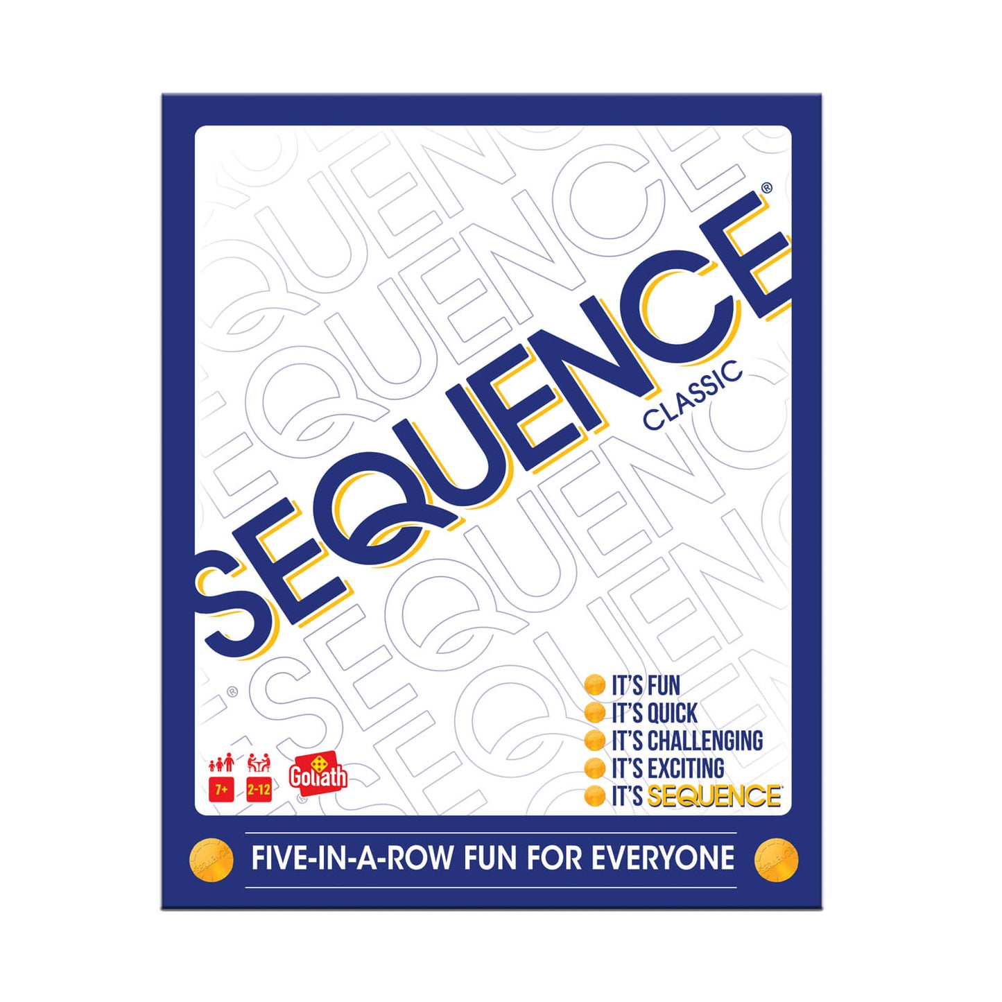 Funskool The Original Sequence, Strategy Game, Card Game, Board Game for Kids, Adults, Families, Educational, 2 to 12 Players, Family Fun, Activity Toy for Childrens, Gift Set for Kid, Ages 7+ Years