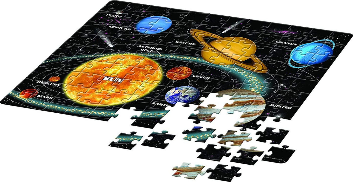 Frank Solar System Outer Space Puzzles for Kids for Age 6, 7, 8, 9 | Fun & Challenging Educational Toys | Brain Booster Solar System Puzzle Games for Focus & Memory | Gifts for Boys & Girls