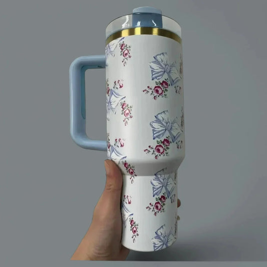 Stanley X LoveShackFancy Limited Edition Quencher Tumbler 40 oz 1200 ml