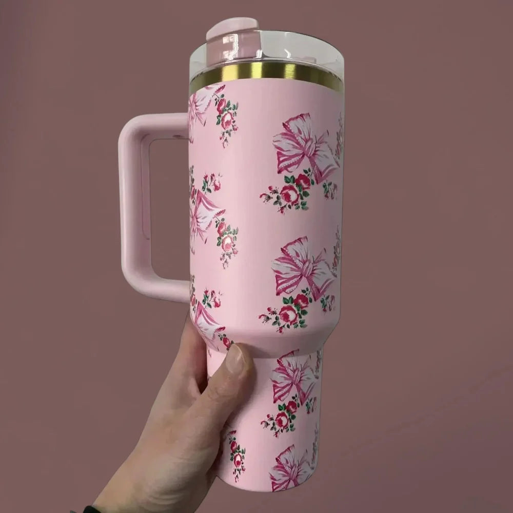 Stanley X LoveShackFancy Limited Edition Quencher Tumbler 40 oz 1200 ml