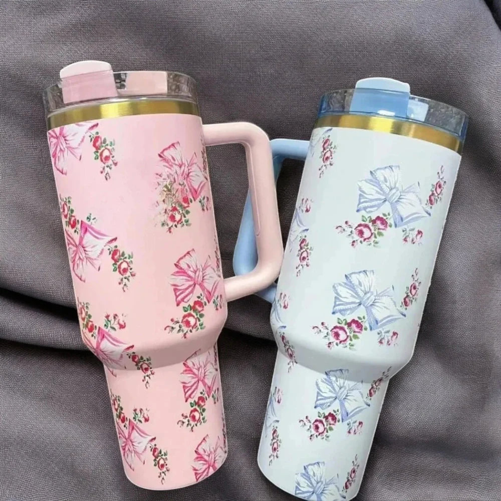 Stanley X LoveShackFancy Limited Edition Quencher Tumbler 40 oz 1200 ml
