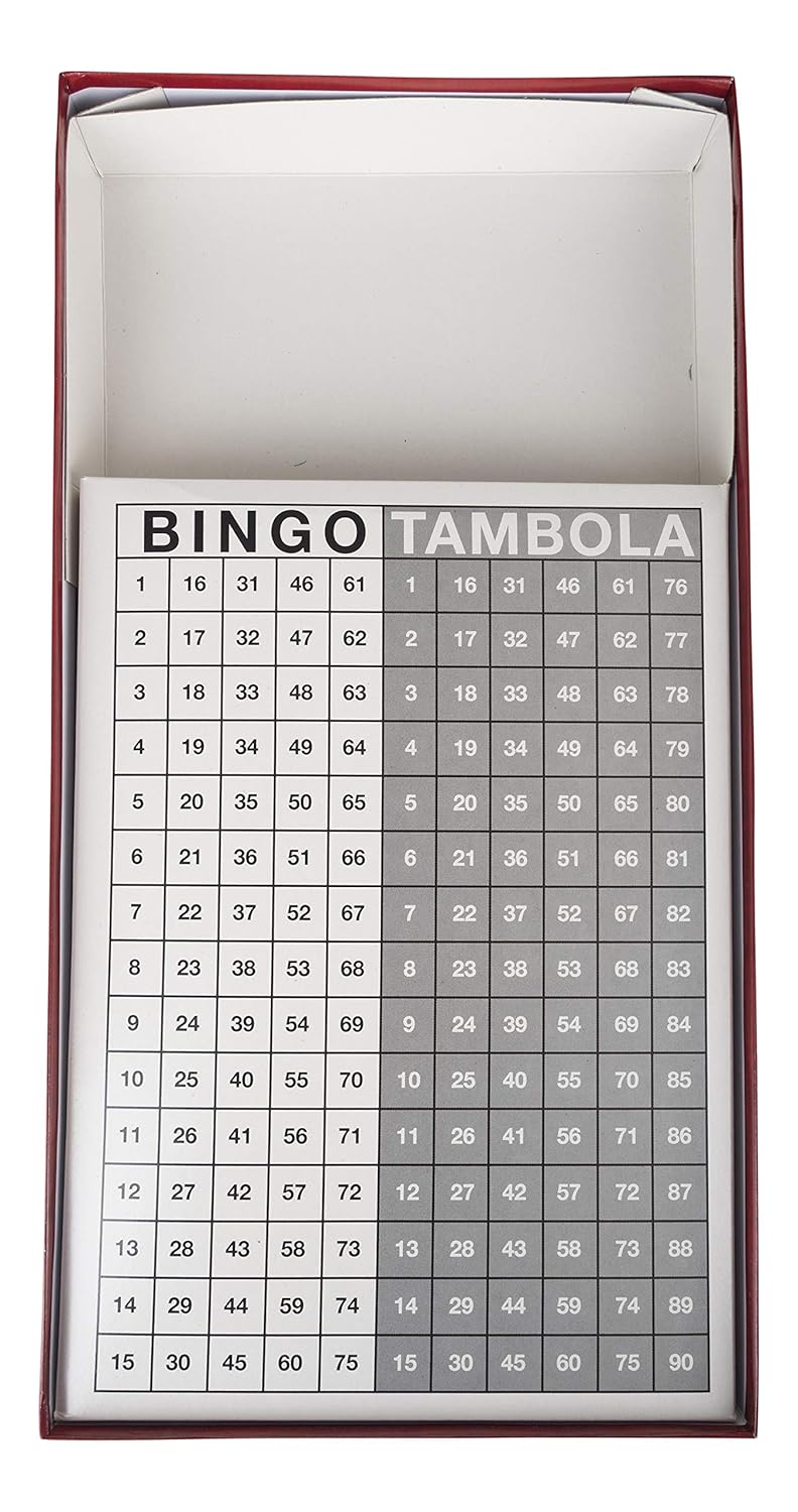 Funskool Kid Games,Tambola 2 in 1 Game, A Complete Family Entertainment Game, Reusable Tickets, 2+ Players,Ages 7 and Above,