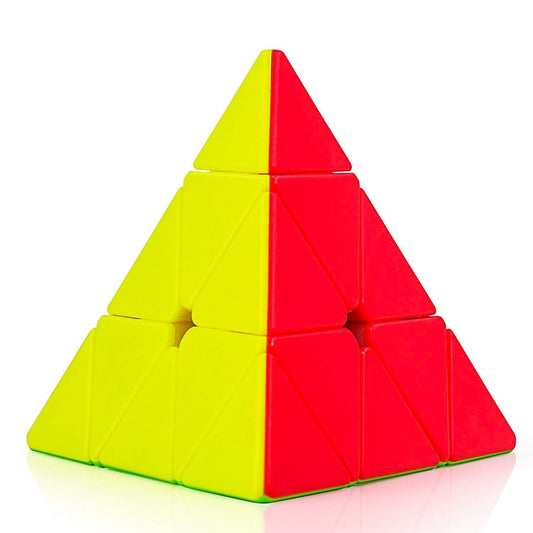 Toy Centre High Speed Super Smooth Pyraminx Cube Ultimate Puzzle Multicolor Brainstorming Toy Super Saver Pack (Pyraminx)