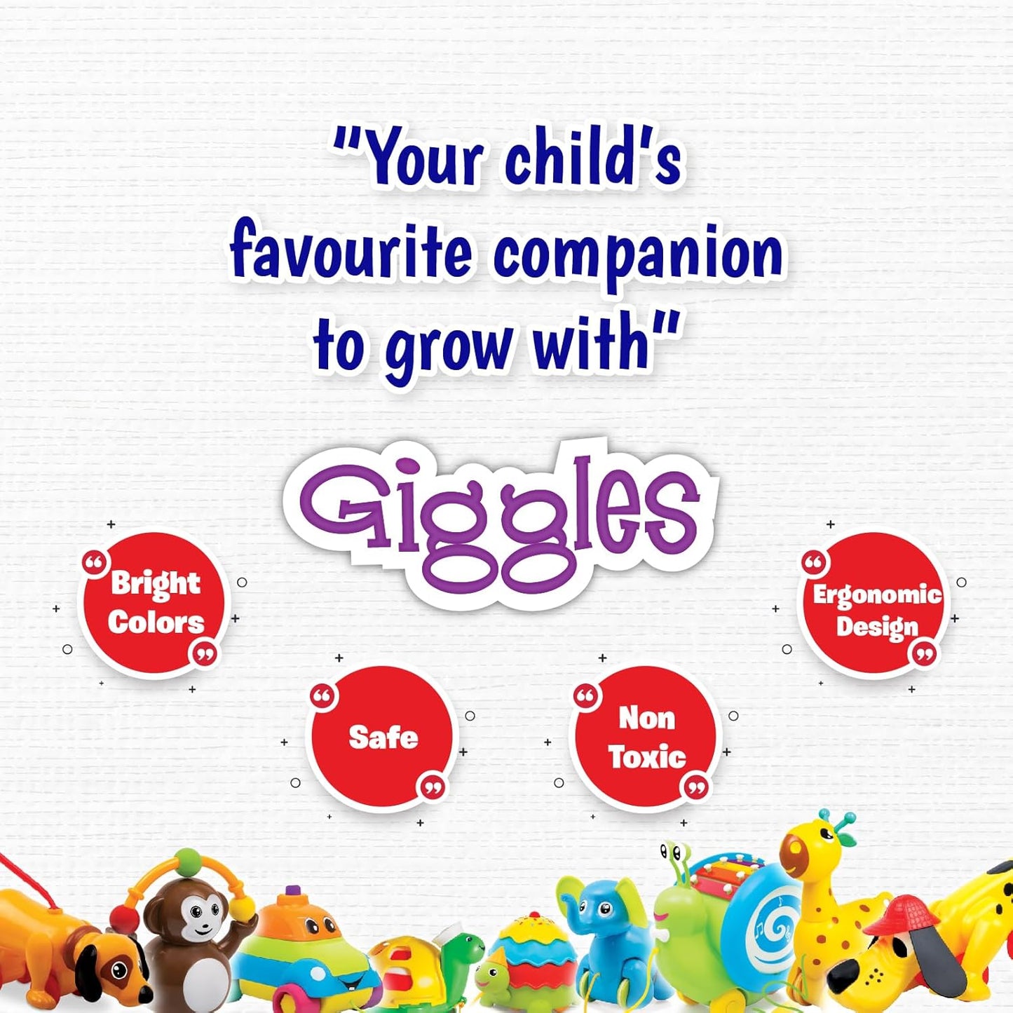 Giggles Funskool Shape Sorting Bus, Educational Push Along Toys for Kids, Encourages Learning & Development, Fun Activity for Babies, Gift Set for Kid, Age 6+ Months