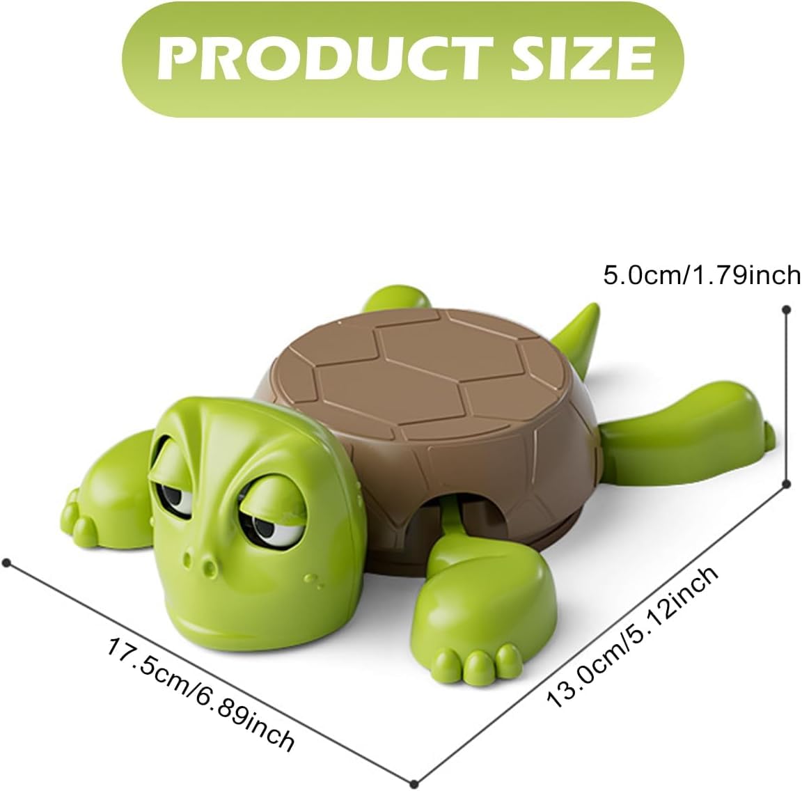 Turtle Coaster, 3D Printed Funny Tea Coasters with Interactive Expression, Turtle Cup Holder, Insulated Drink Mat for Coffee and Wine Glasses, Home Decor and Kitchen Accessories(Light Green)