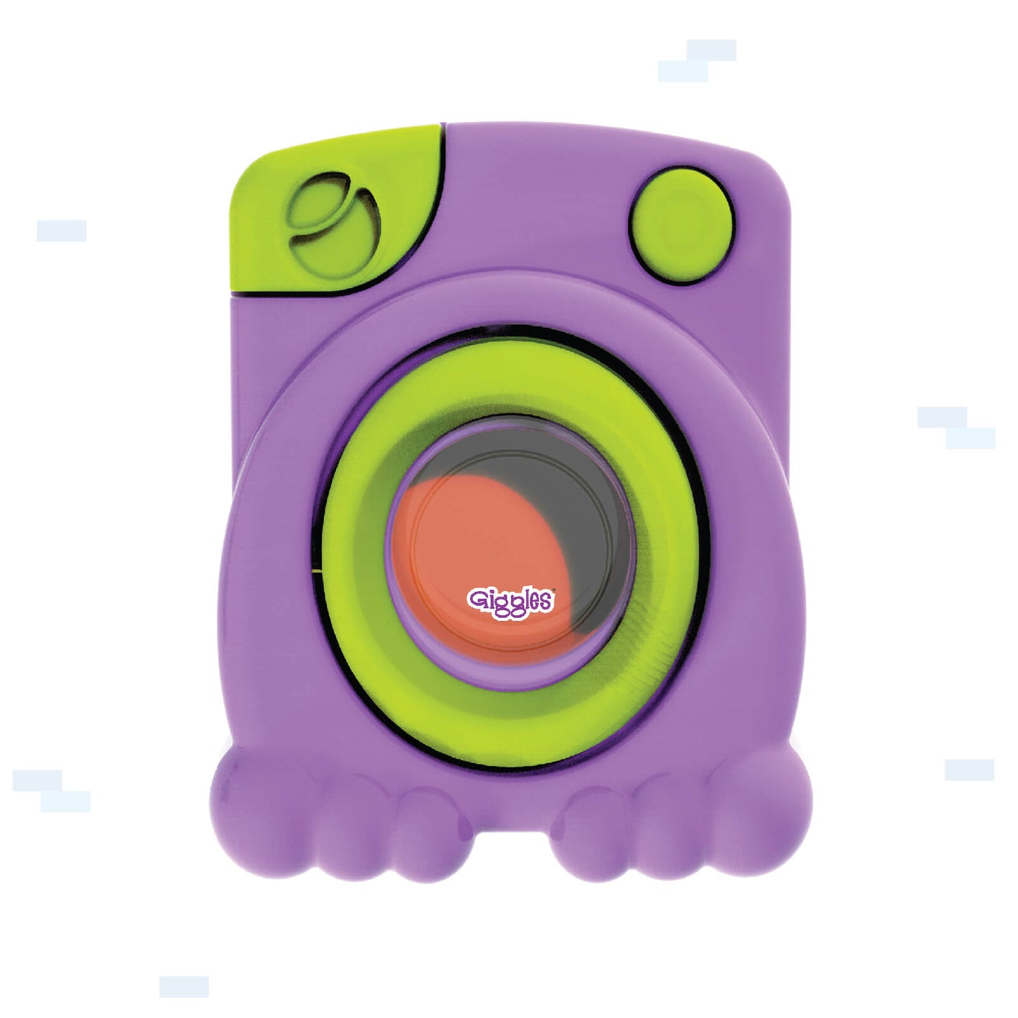 Giggles Funskool Happy Lil Home Washing Machine, Electronic Pretend Playset Toy for Kids with Rotating Drum, Encourages Learning & Development, Fun Activity Gift Set for Kid, Age 3+ Years