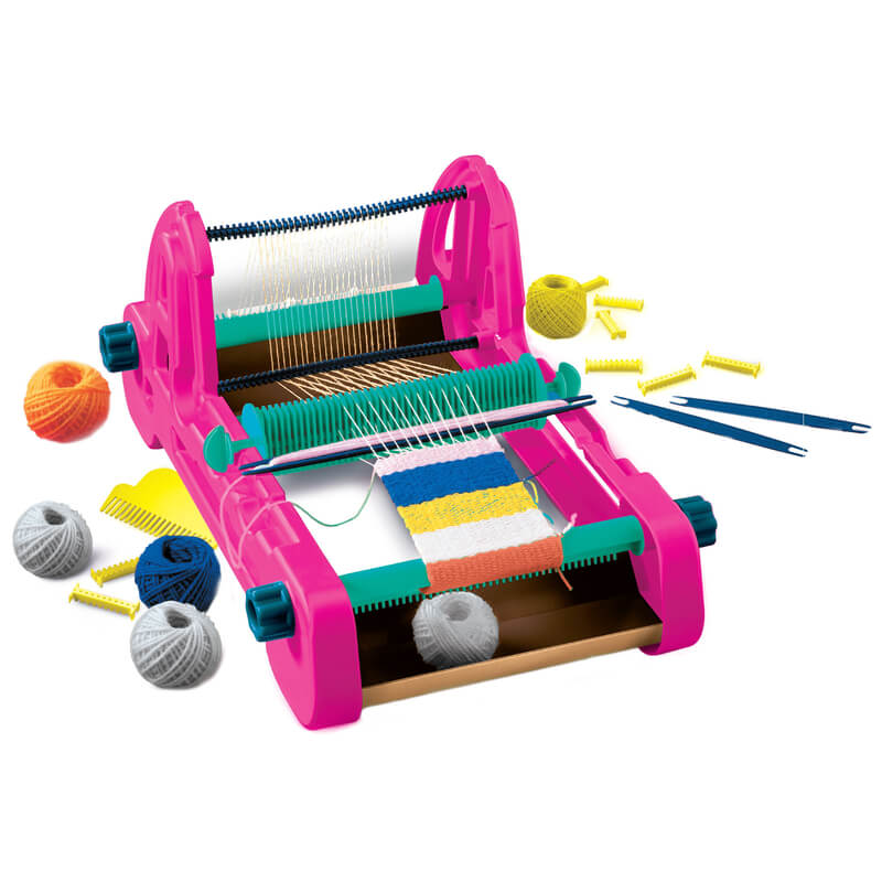 Handycrafts Funskool Weaving Factory, DIY Kit, Art and Craft Set for Kids, Creativity, Learning, Engaging Fun Activity for Childrens, Multicolour, Gift Set for Kids, Age 6+ Years