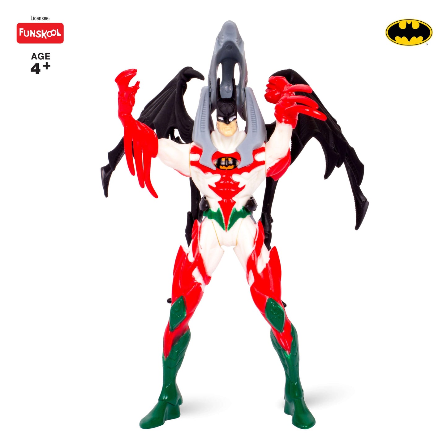 Funskool-Winged Knight Batman,Classic Action Figures with Articulation,6 inches,Collectible,for 4 Year Old Kids and Above,Toy