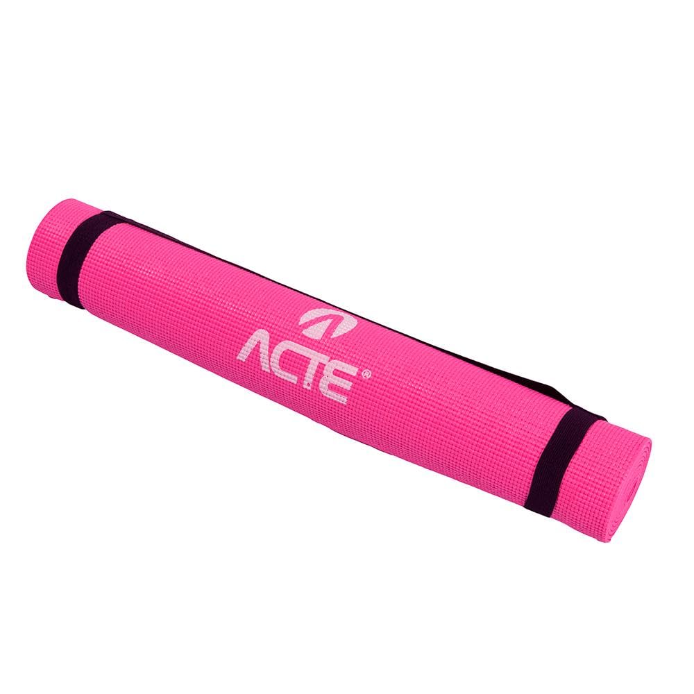 Acte Sports Yoga Mat Pvc Adult Pink T10-R