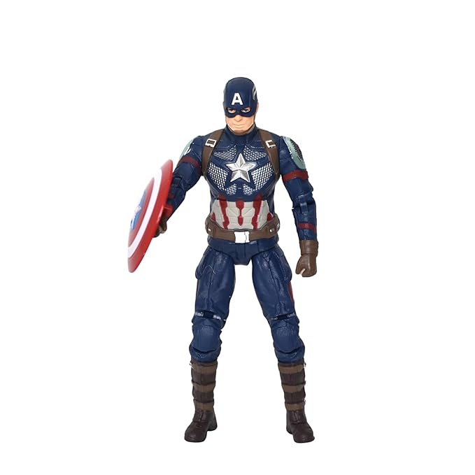 Tak Tak Toys Marvel Captain America Action Figure | 7-Inch Superhero | Premium Collectibles | Durable PVC Material | by ZD Toys