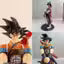 Samurai Goku Black Hair Anime Ultimate Action Figure – 29cm Dragon Ball Z PVC Action Figure with Sword & Battle Base HW