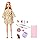 Barbie Doll, Kids Toys, Blonde Doll with Pet Puppy, Sets, Spa Day, Lemon Print Bathrobe, Headband and Eye Mask, Self-Care Series