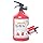 LQZ (Pack of 4) Funny Fire Extinguisher Shape Pencil Sharpener for Kids School