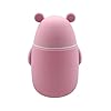 BABY ISLAND Baby Tiger Glass Flask | Cute Creative Cartoon Travel Flask, Hot & Cold Thermos Flask for Coffee, Shakes & Juice | 300 ml (Pink Baby Tiger)