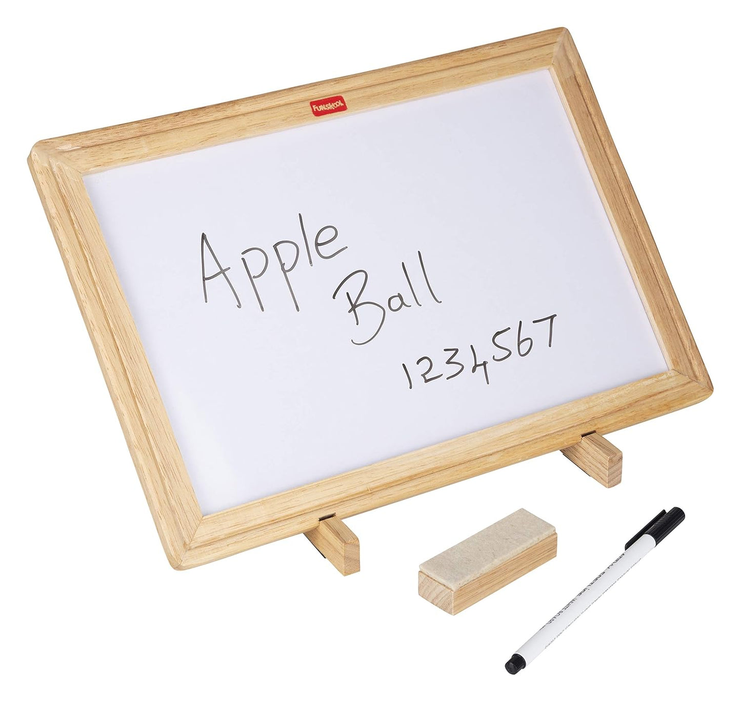 Giggles Funskool Learn N Write Slate, 2 in 1 Magnetic & Dry Erase Board, Early Learning, for 3 Years & Above, Preschool Toys, Multicolor
