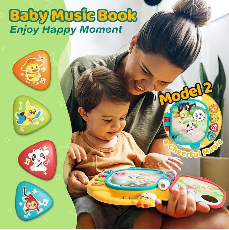 Kidzhut Musical Giraffe for Baby and Kid – Light-Up Keyboard with Ocean Theme, Animal Sounds and Educational Songs | Interactive Learning Toy for Infants & Toddlers (Color May Vary)
