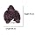 Gorilla Animal Plush Soft Toy for Kids, Black Color, Length 30 cm, Height 45 cm