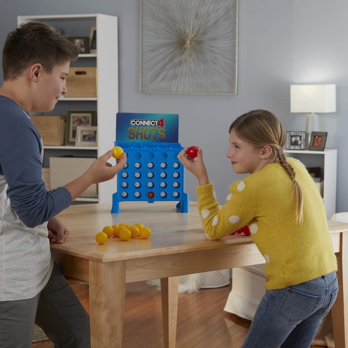 Hasbro Gaming Connect 4 Shots Board Game Activity for Kids 8Y+, Multicolour