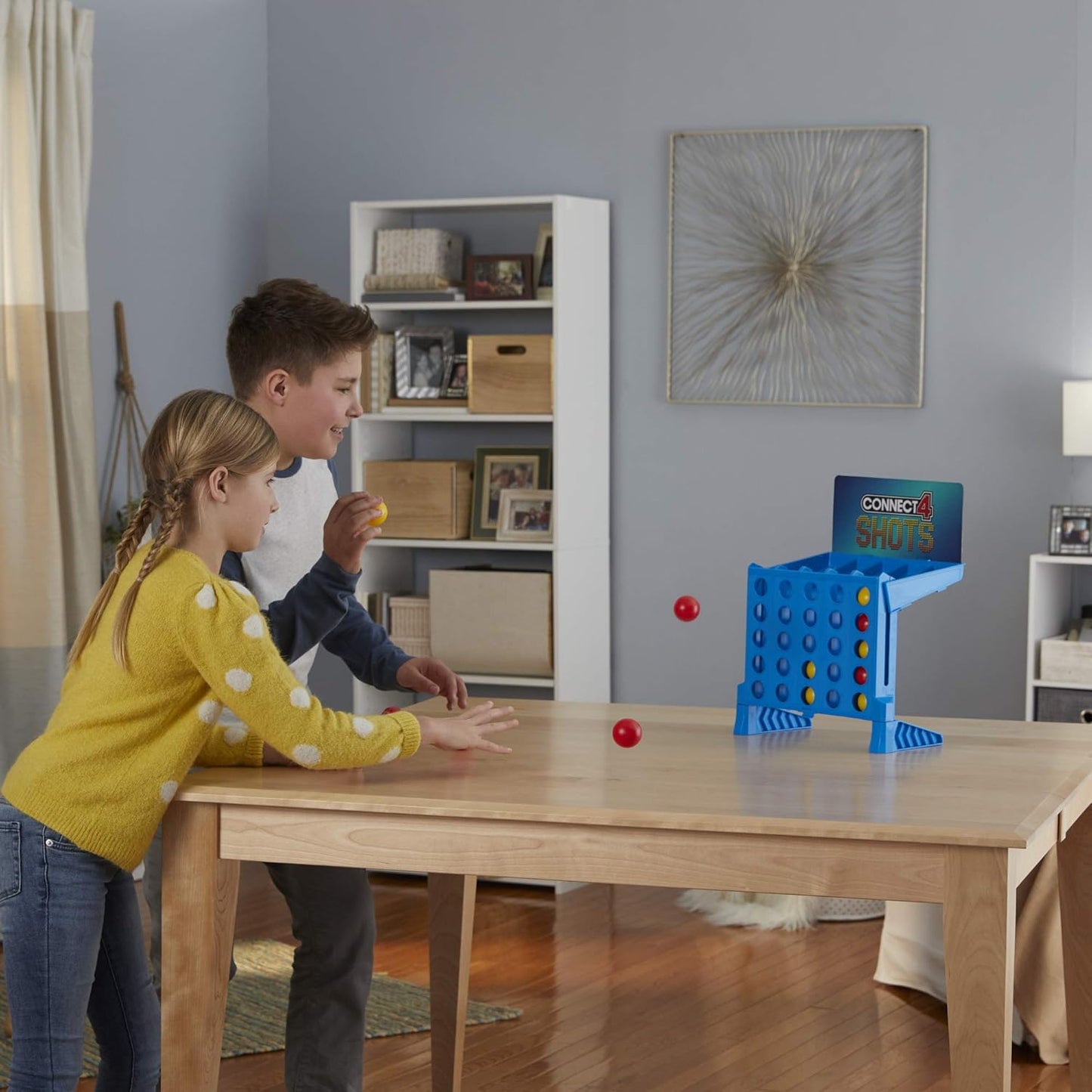 Hasbro Gaming Connect 4 Shots Board Game Activity for Kids 8Y+, Multicolour