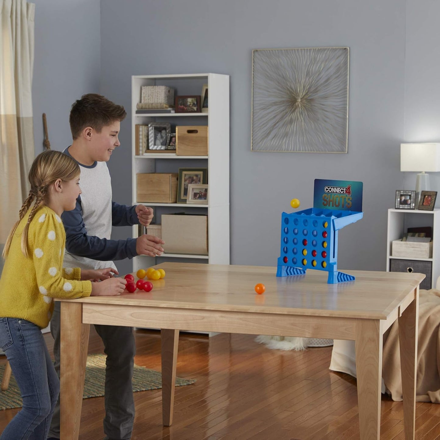Hasbro Gaming Connect 4 Shots Board Game Activity for Kids 8Y+, Multicolour