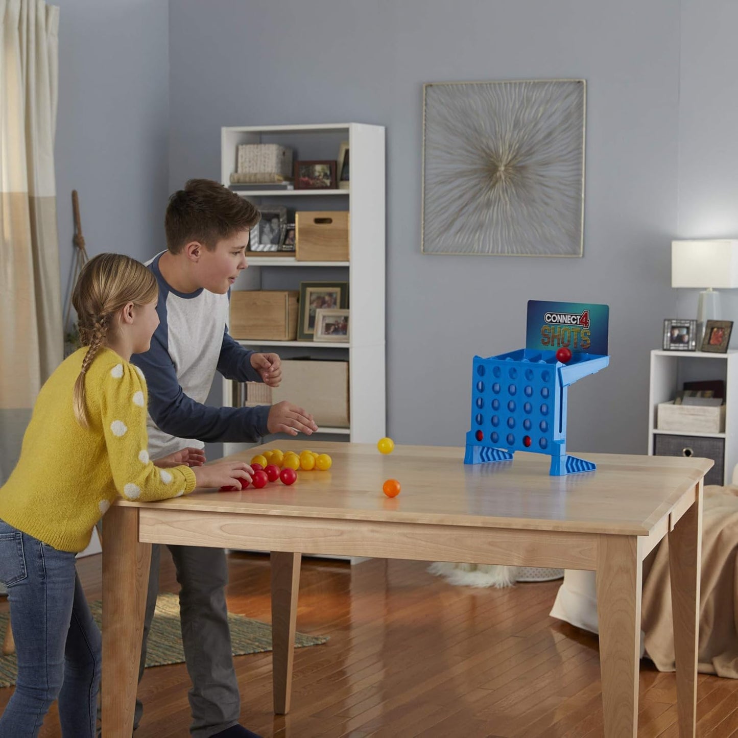 Hasbro Gaming Connect 4 Shots Board Game Activity for Kids 8Y+, Multicolour