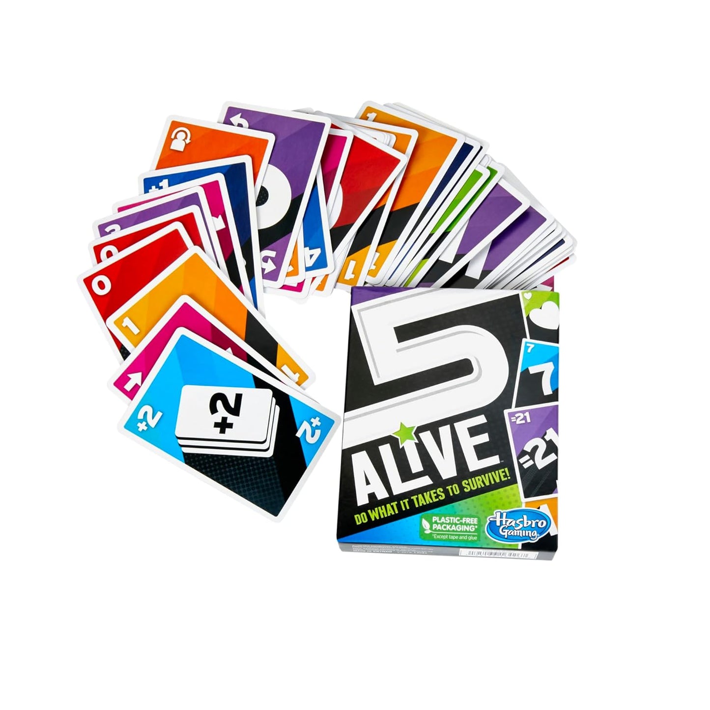 Hasbro Gaming 5 Alive Card Game, Fast-Paced Kids Game, Easy to Learn, Fun Family Game