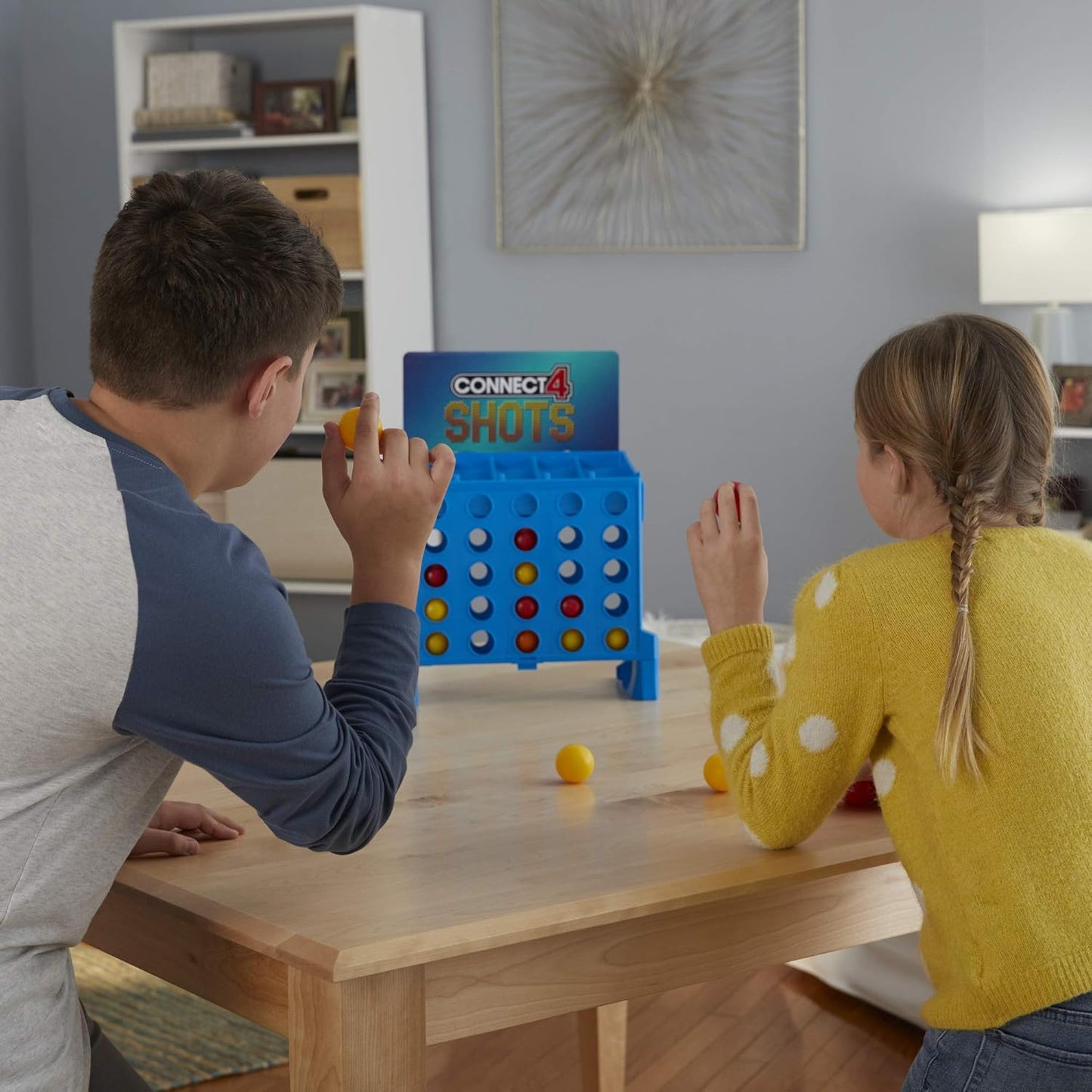 Hasbro Gaming Connect 4 Shots Board Game Activity for Kids 8Y+, Multicolour