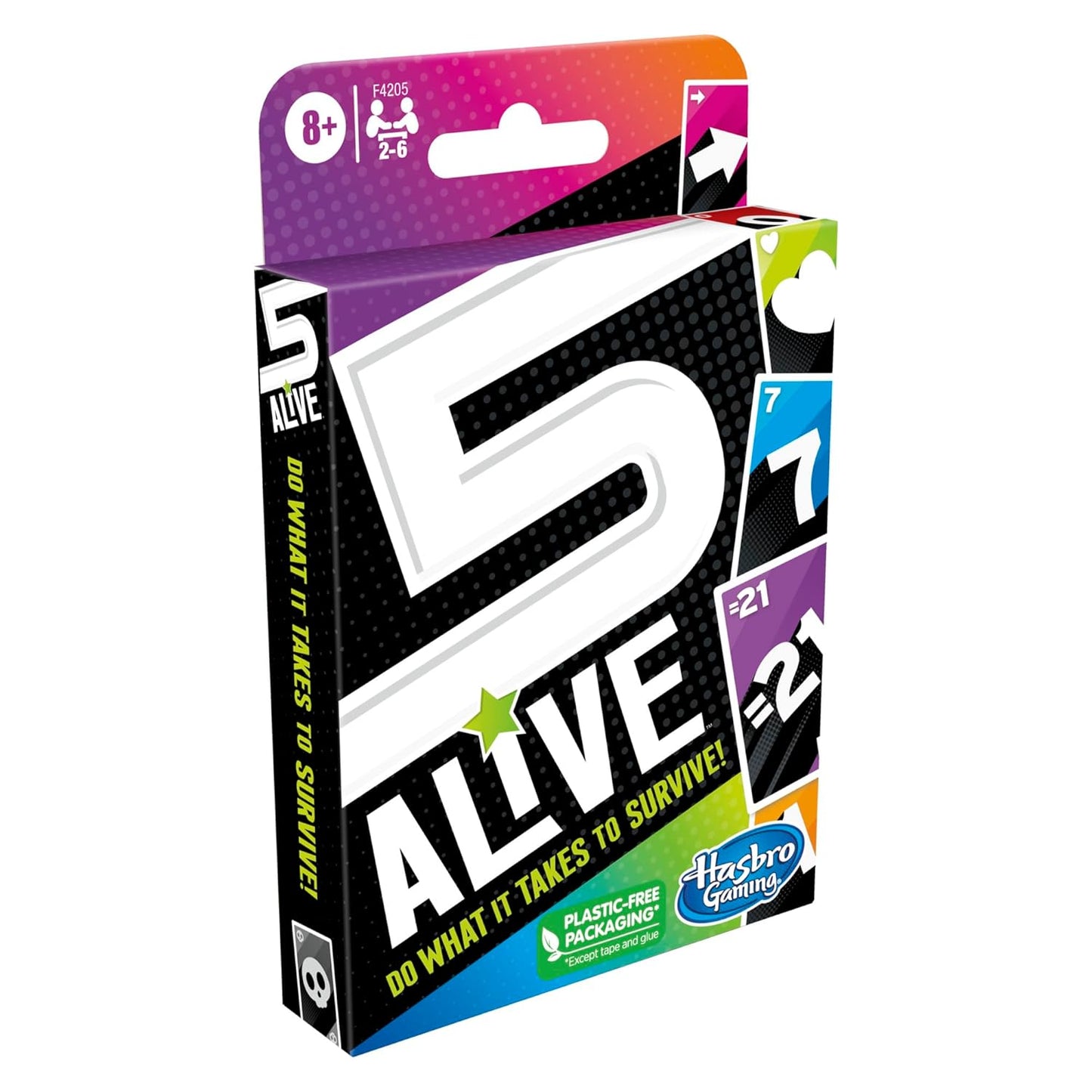 Hasbro Gaming 5 Alive Card Game, Fast-Paced Kids Game, Easy to Learn, Fun Family Game