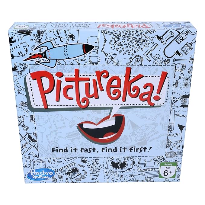 Hasbro Gaming Pictureka Board Game For Family and Friends 6Y+, Multicolour