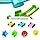Ratna's 3 in 1 Thunder Racer Track Car Ramp 5 Layer Ball Drop & Roll Swirling Tower Toys for Baby and Toddler | Stack, Drop & Go Ramp Toy Set Includes 3 Cars, 3 Sliders & 1 Ball