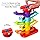 Ratna's 3 in 1 Thunder Racer Track Car Ramp 5 Layer Ball Drop & Roll Swirling Tower Toys for Baby and Toddler | Stack, Drop & Go Ramp Toy Set Includes 3 Cars, 3 Sliders & 1 Ball