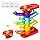 Ratna's 3 in 1 Thunder Racer Track Car Ramp 5 Layer Ball Drop & Roll Swirling Tower Toys for Baby and Toddler | Stack, Drop & Go Ramp Toy Set Includes 3 Cars, 3 Sliders & 1 Ball