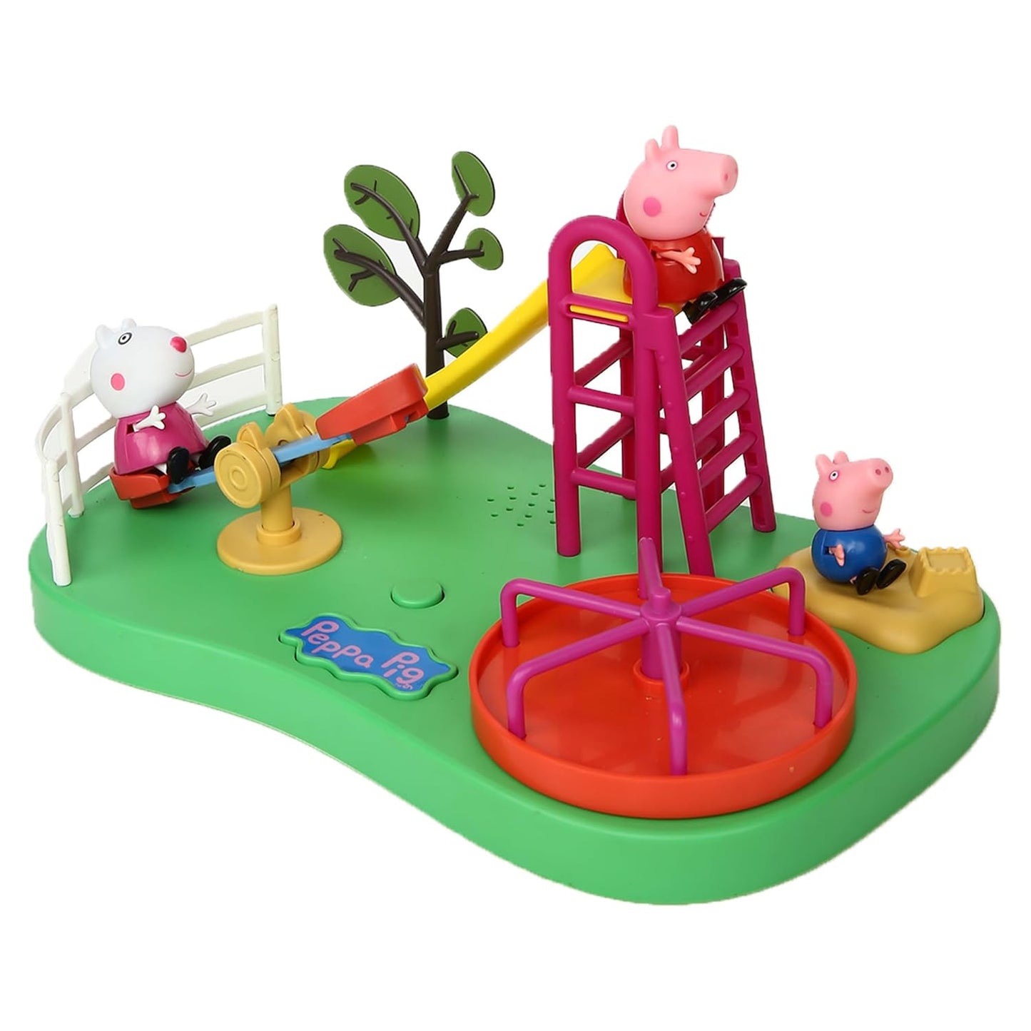 Peppa Pig's Playground Swing Themed Preschool Toy with Peppa Pig and George, 3Y+