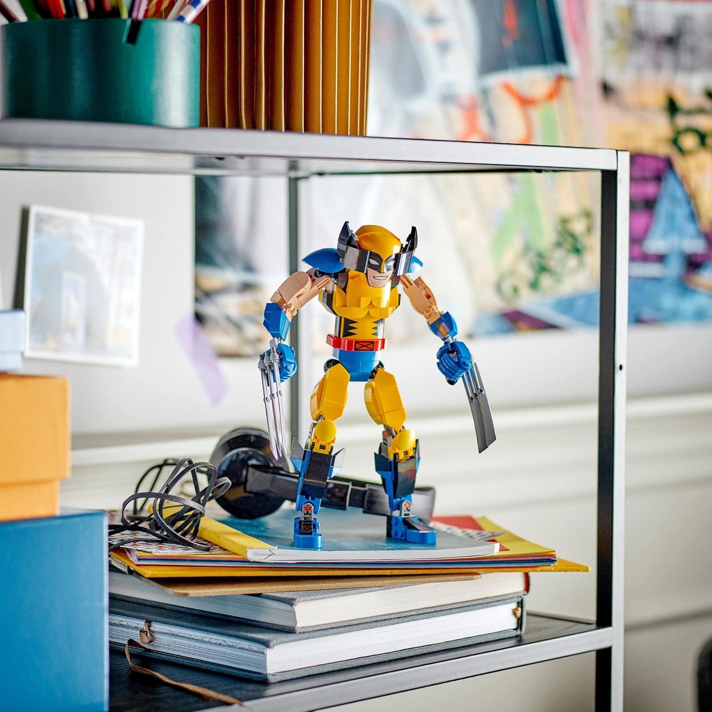 LEGO Marvel Wolverine Construction Figure 76257 Building Toy Set; Fully Jointed X-Men Super Hero for Kids Aged 8+