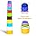 RATNA'S Shape Stacking Cubes & Beakers 2in1 Toy for Kids 2+